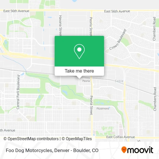 Foo Dog Motorcycles map