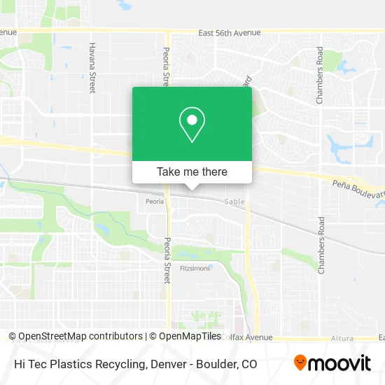 Hi Tec Plastics Recycling map