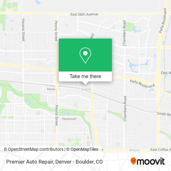 Premier Auto Repair map