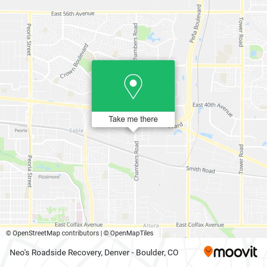 Mapa de Neo's Roadside Recovery
