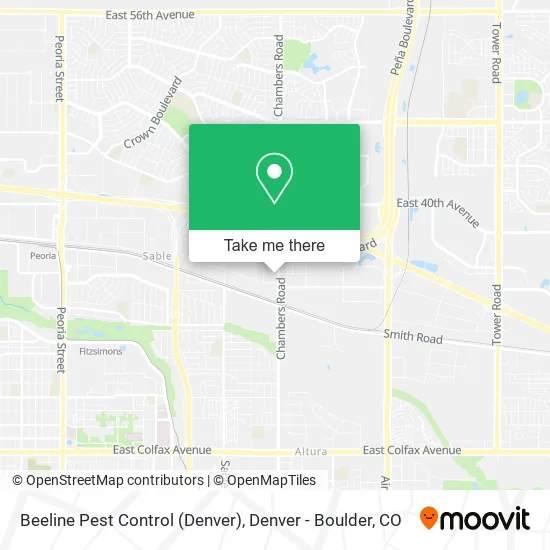 Beeline Pest Control (Denver) map
