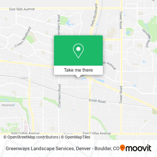 Greenways Landscape Services map