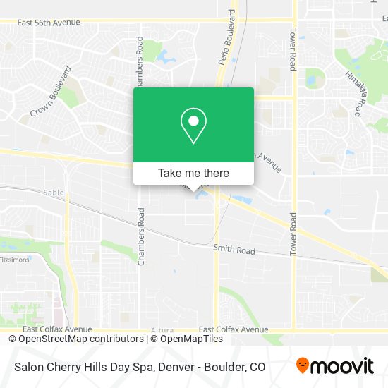 Salon Cherry Hills Day Spa map