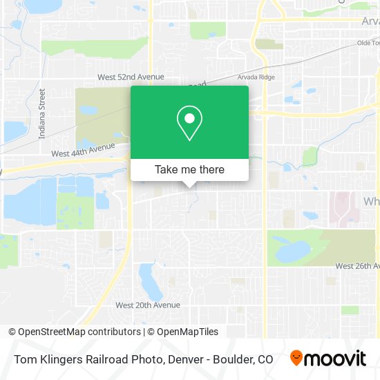 Mapa de Tom Klingers Railroad Photo