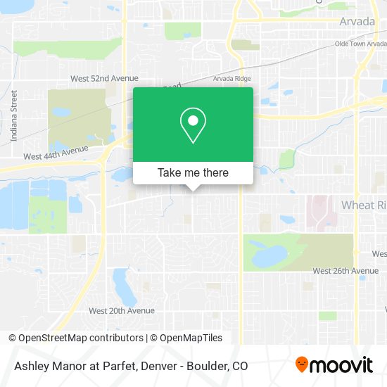 Ashley Manor at Parfet map