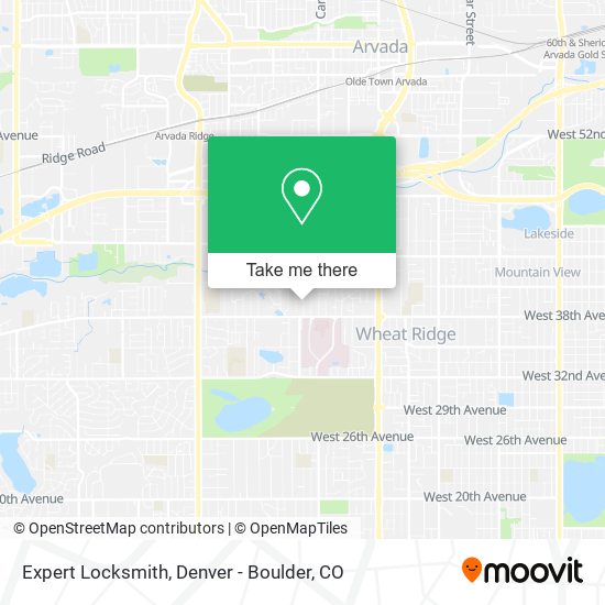 Expert Locksmith map