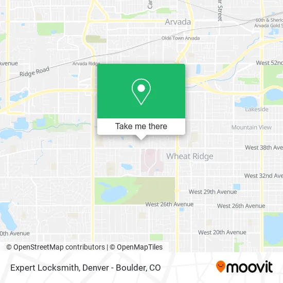 Expert Locksmith map