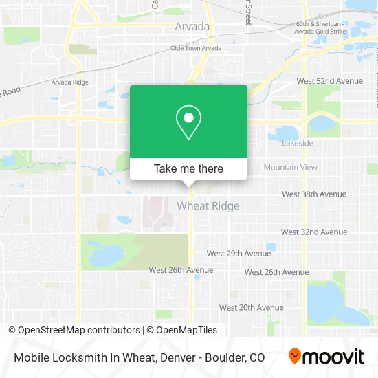 Mobile Locksmith In Wheat map