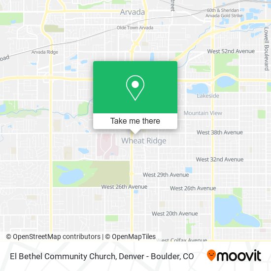 El Bethel Community Church map