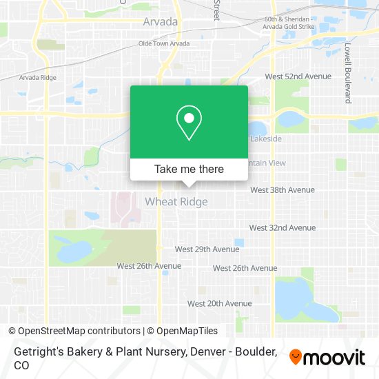 Mapa de Getright's Bakery & Plant Nursery