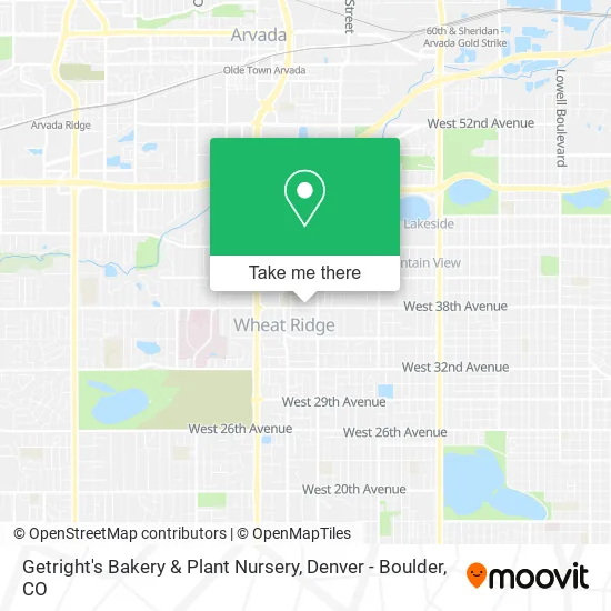 Mapa de Getright's Bakery & Plant Nursery