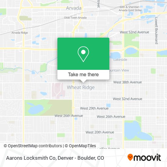 Mapa de Aarons Locksmith Co