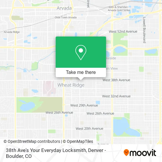Mapa de 38th Ave's Your Everyday Locksmith