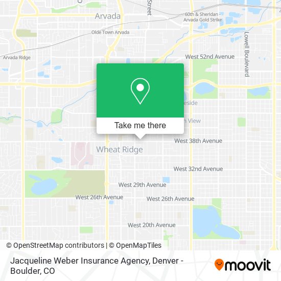 Jacqueline Weber Insurance Agency map