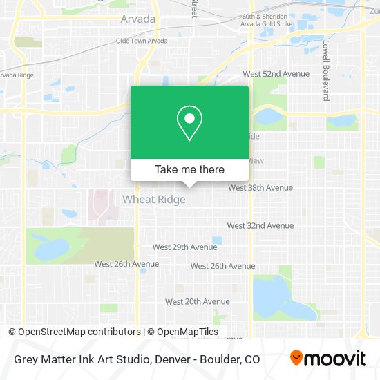 Grey Matter Ink Art Studio map