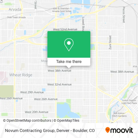 Novum Contracting Group map