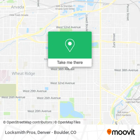 Locksmith Pros map