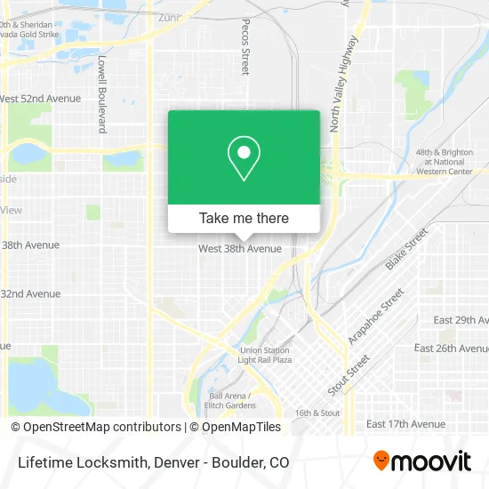 Lifetime Locksmith map