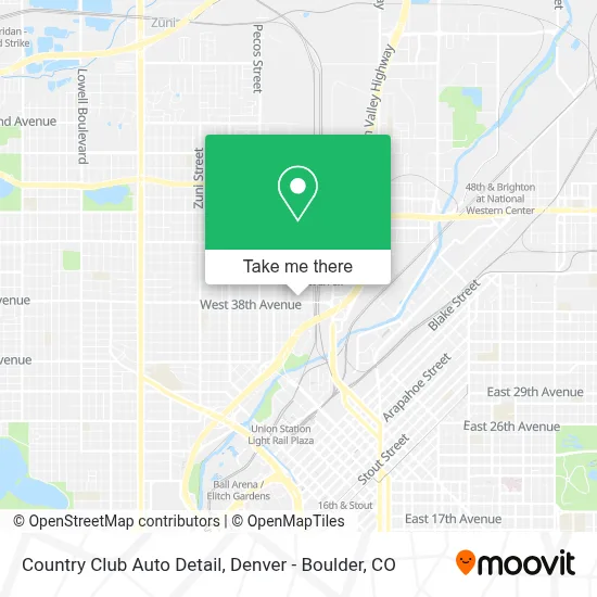 Country Club Auto Detail map