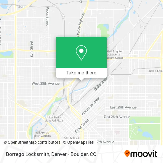 Borrego Locksmith map