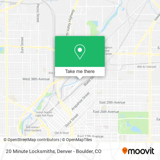 20 Minute Locksmiths map