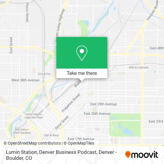 Lumin Station, Denver Business Podcast map