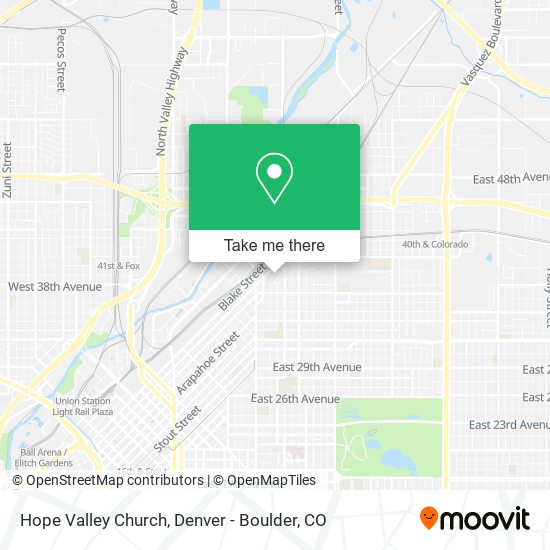Mapa de Hope Valley Church