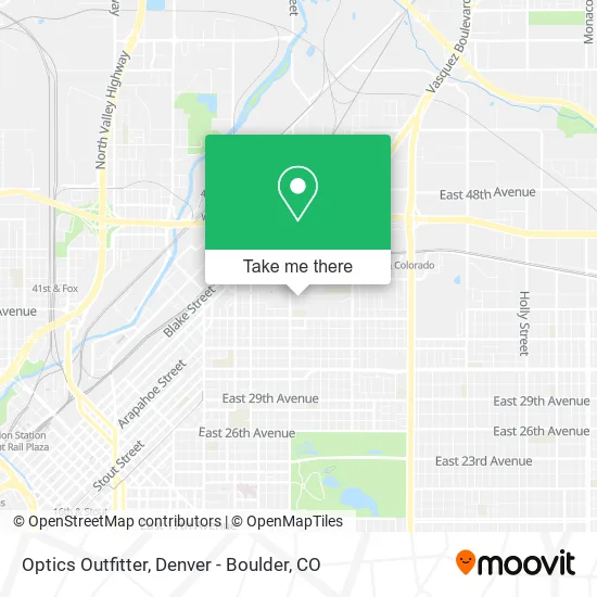 Mapa de Optics Outfitter