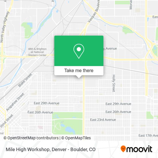 Mile High Workshop map