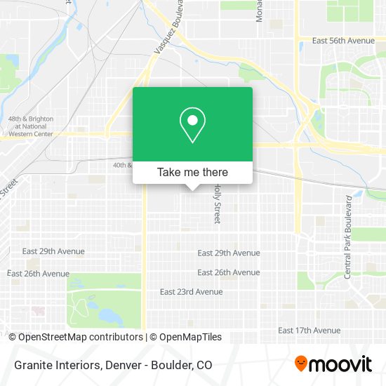Granite Interiors map