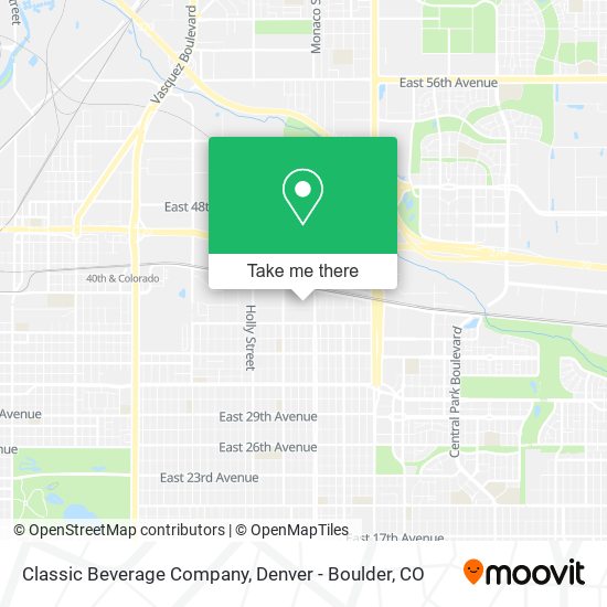 Classic Beverage Company map
