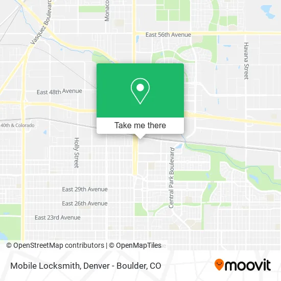 Mobile Locksmith map