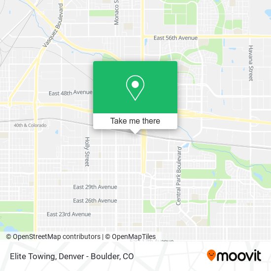 Elite Towing map