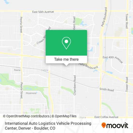 International Auto Logistics Vehicle Processing Center map