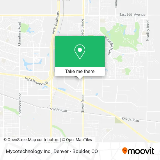 Mycotechnology Inc. map