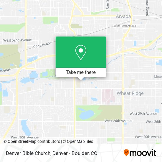 Denver Bible Church map