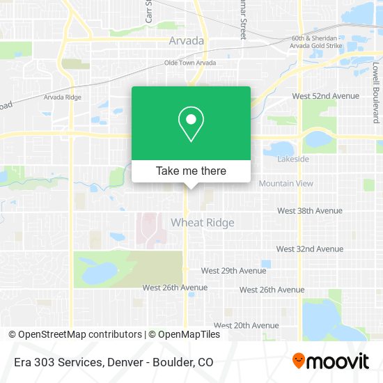Mapa de Era 303 Services