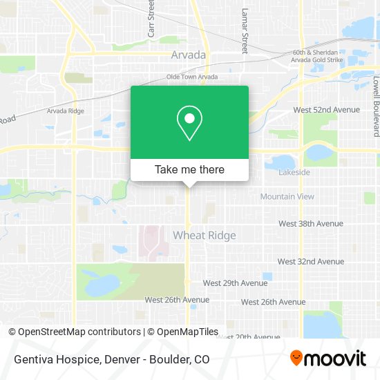 Gentiva Hospice map