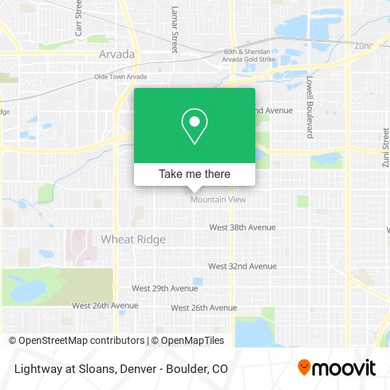 Lightway at Sloans map