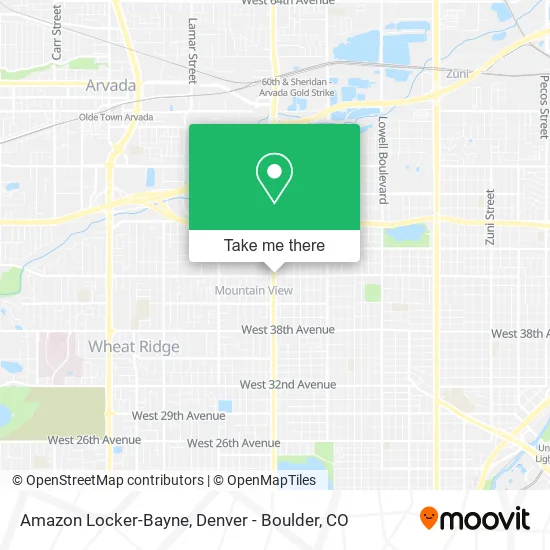 Amazon Locker-Bayne map