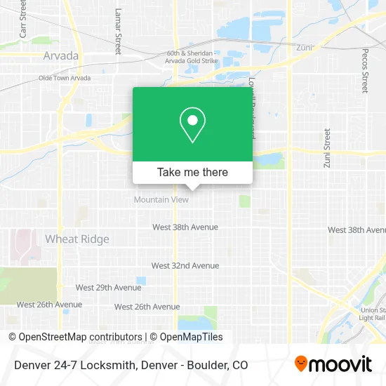 Denver 24-7 Locksmith map