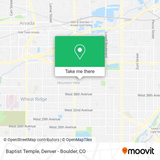 Mapa de Baptist Temple
