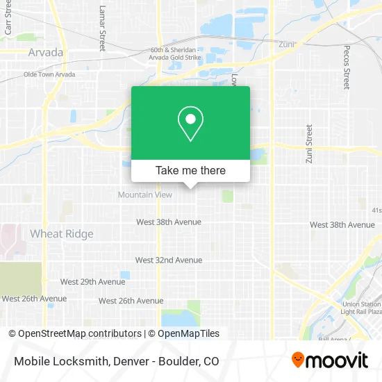 Mobile Locksmith map