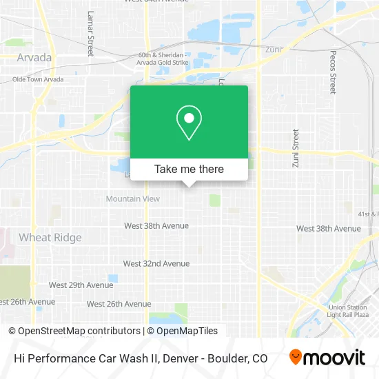 Mapa de Hi Performance Car Wash II
