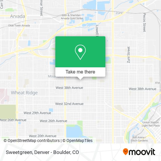 Mapa de Sweetgreen