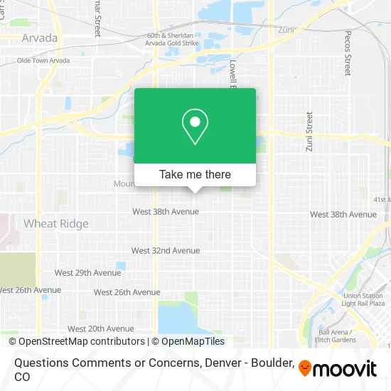 Questions Comments or Concerns map