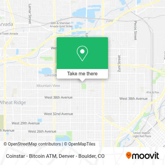 Coinstar - Bitcoin ATM map