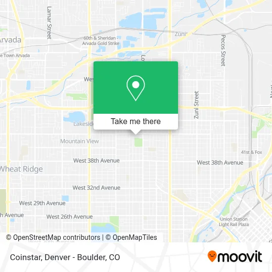 Coinstar map