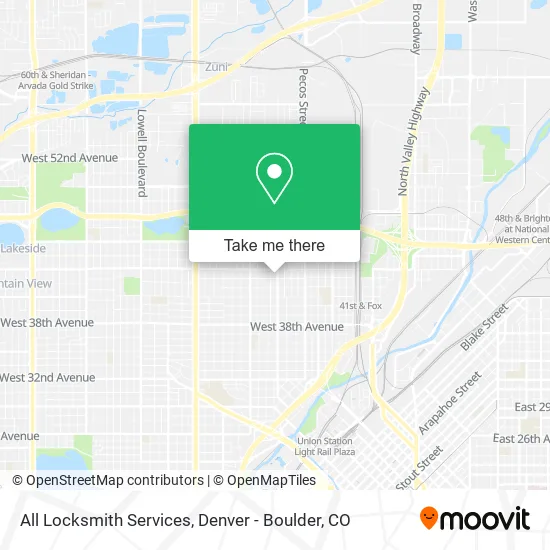 All Locksmith Services map