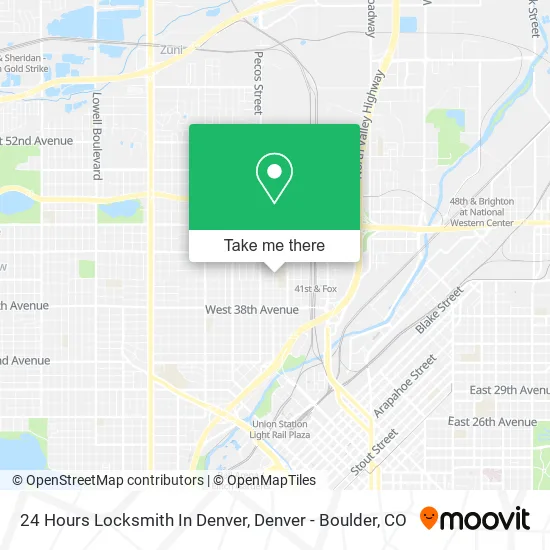 Mapa de 24 Hours Locksmith In Denver